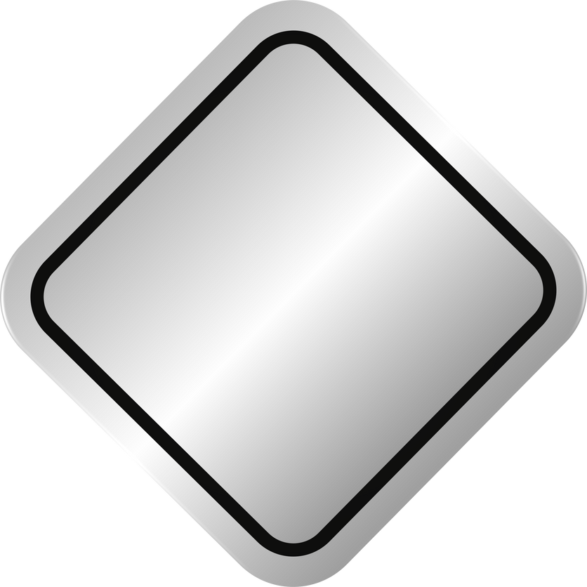 Silver Rhombus Badge